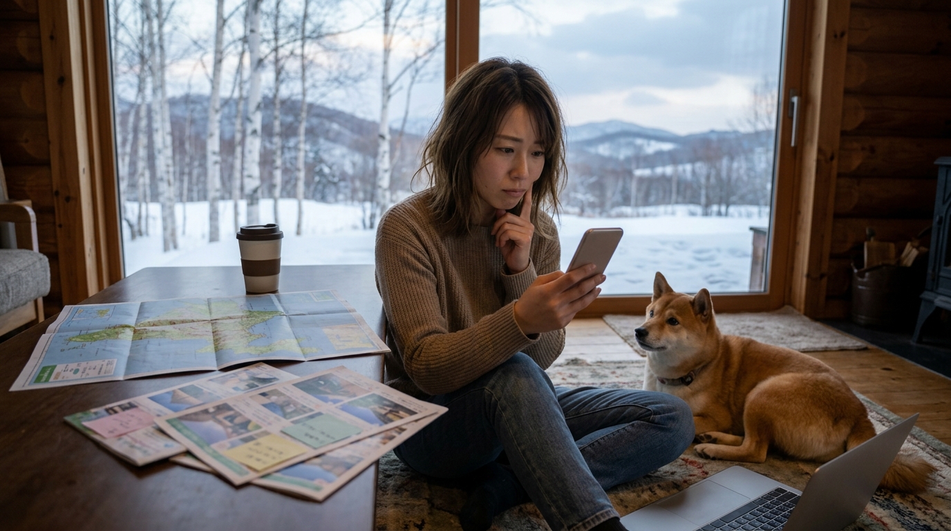 北海道 犬 と 泊まれる コテージのイメージ画像1