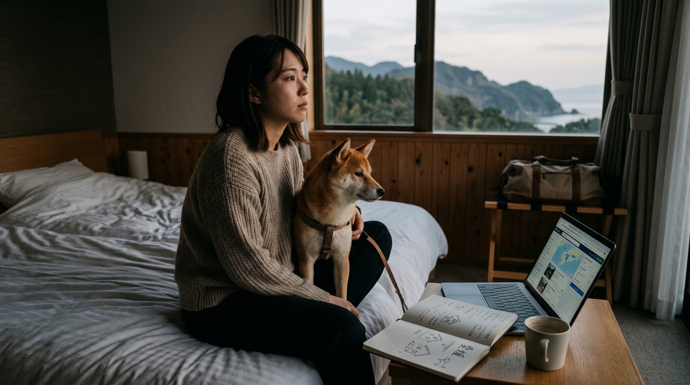 愛媛 犬 と 泊まれる コテージのイメージ画像1