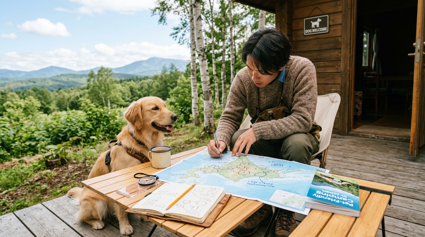 犬 と 泊まれる キャンプ 場 コテージ 北海道のイメージ画像2
