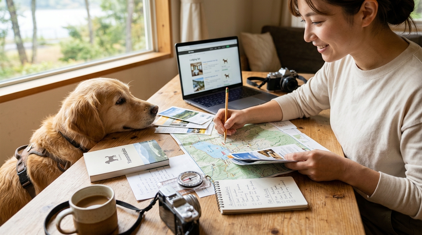 山中湖 犬 と 泊まれる コテージのイメージ画像2