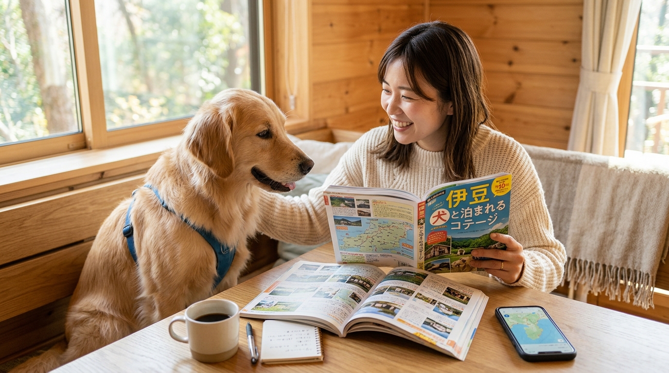 伊豆 犬 と 泊まれる コテージのイメージ画像2