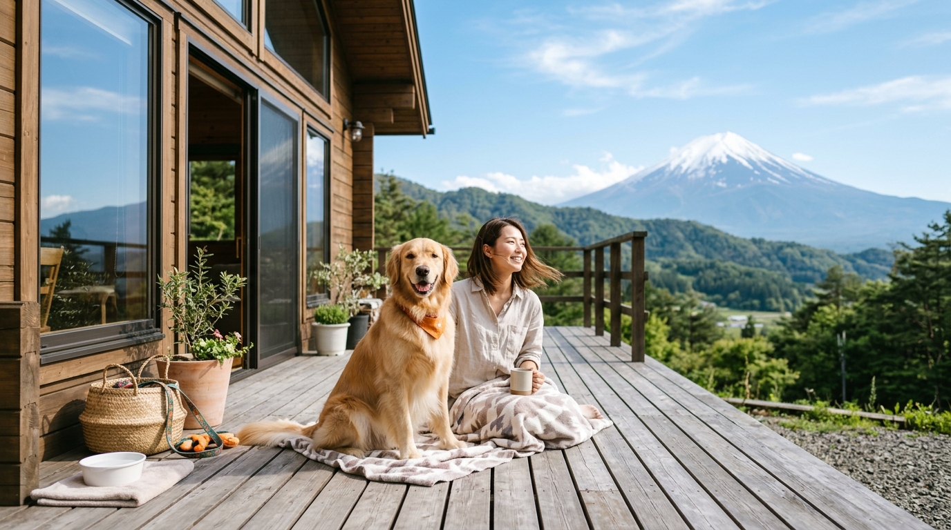 山梨 ペット 可 コテージのイメージ画像3