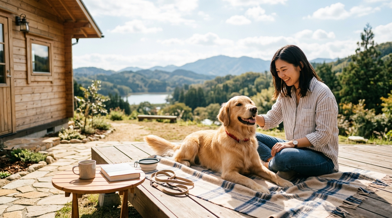 犬 と 泊まれる コテージ 関西 安いのイメージ画像3
