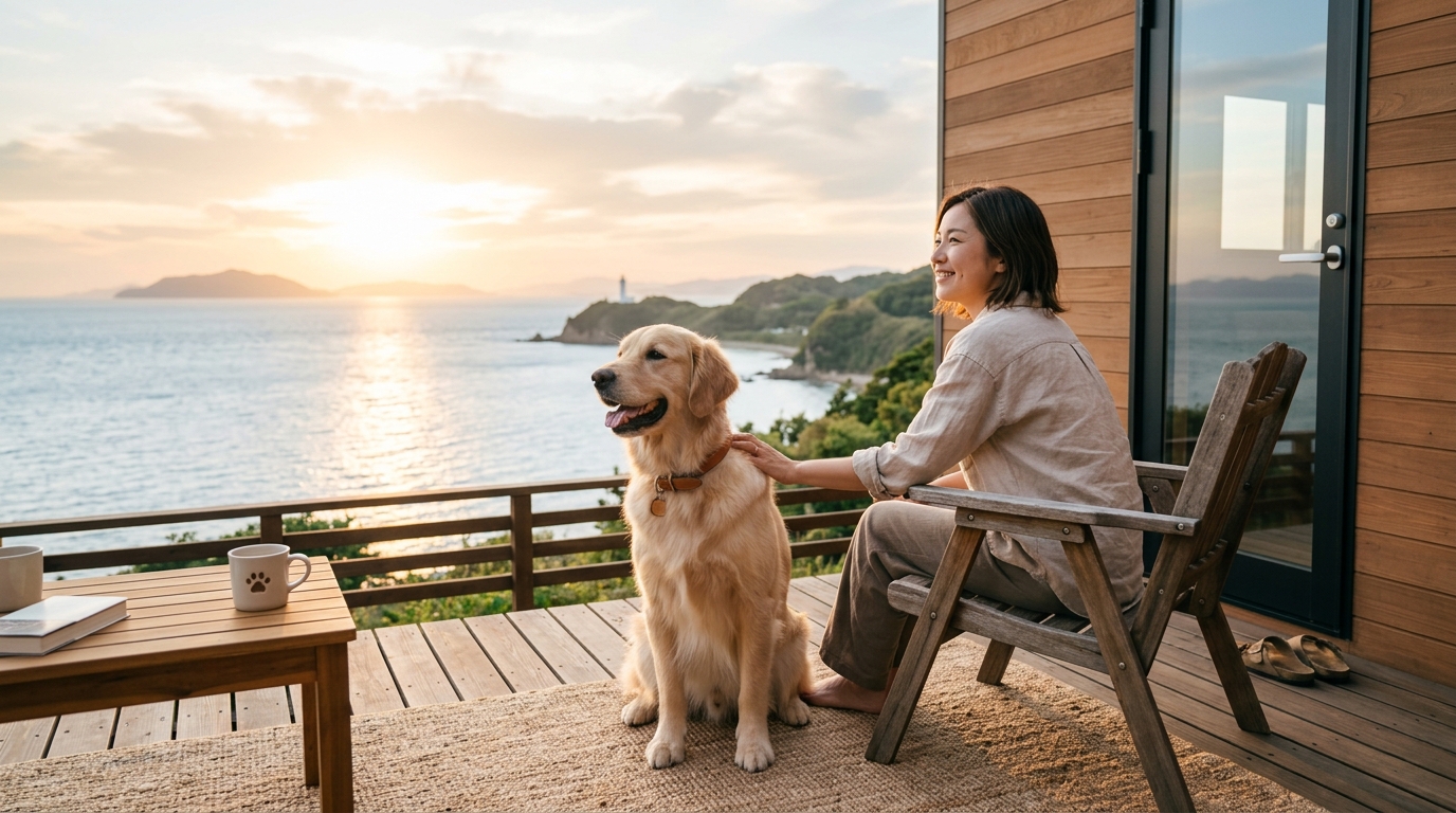 淡路島 犬 と 泊まれる コテージのイメージ画像3