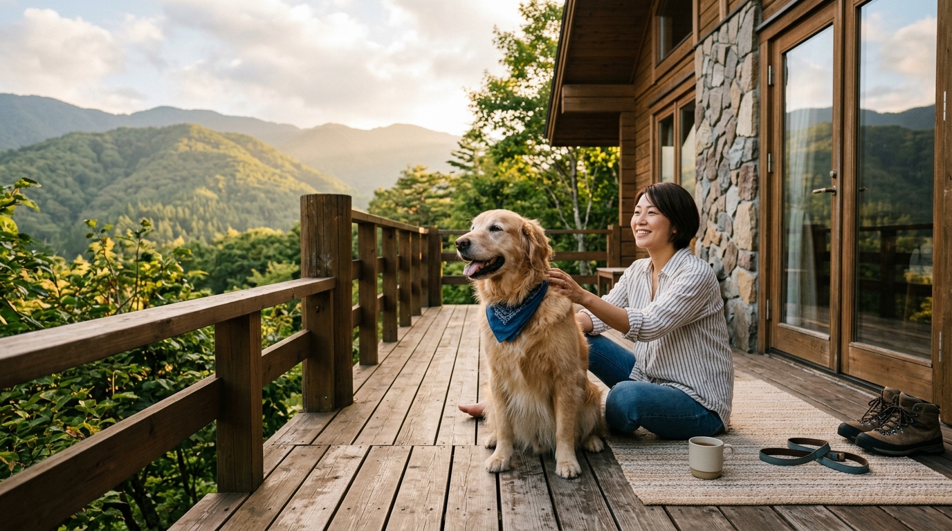 那須 犬 と 泊まれる コテージのイメージ画像3