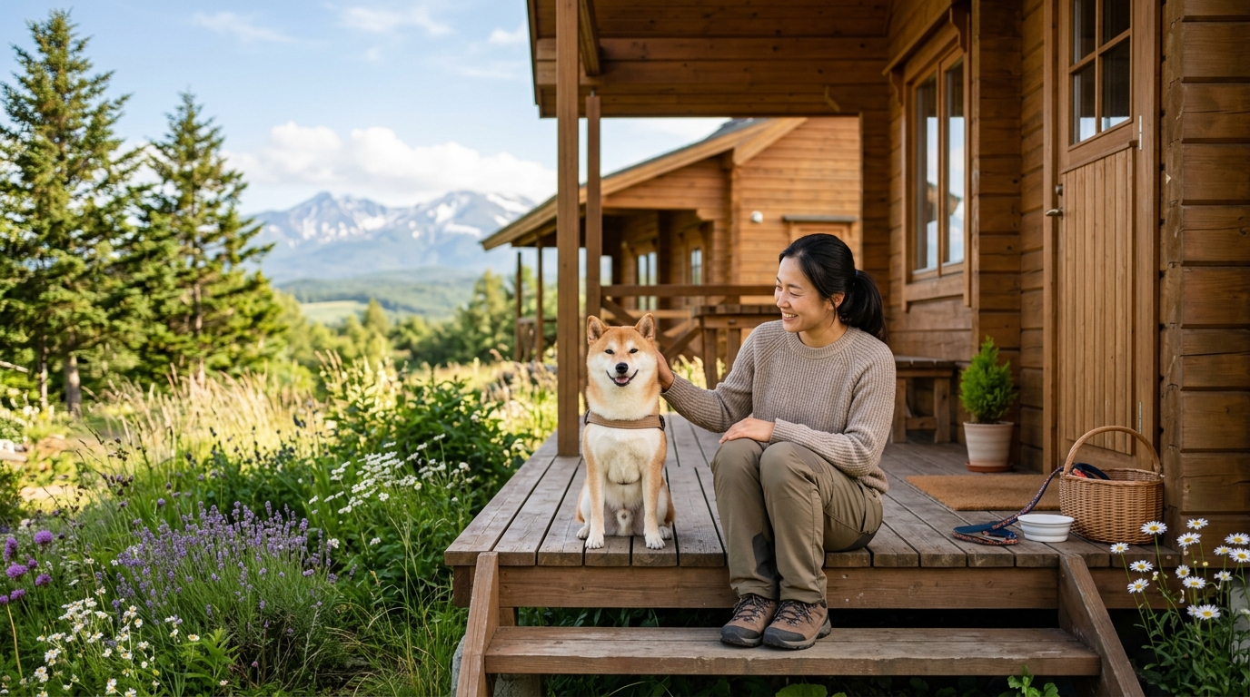 北海道 犬 と 泊まれる コテージのイメージ画像3