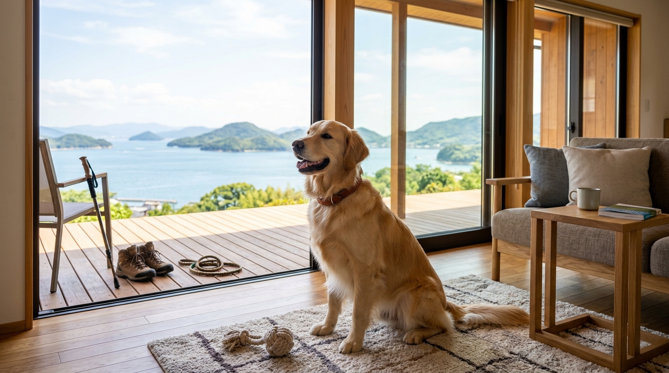 犬 と 泊まれる コテージ 広島のイメージ画像3