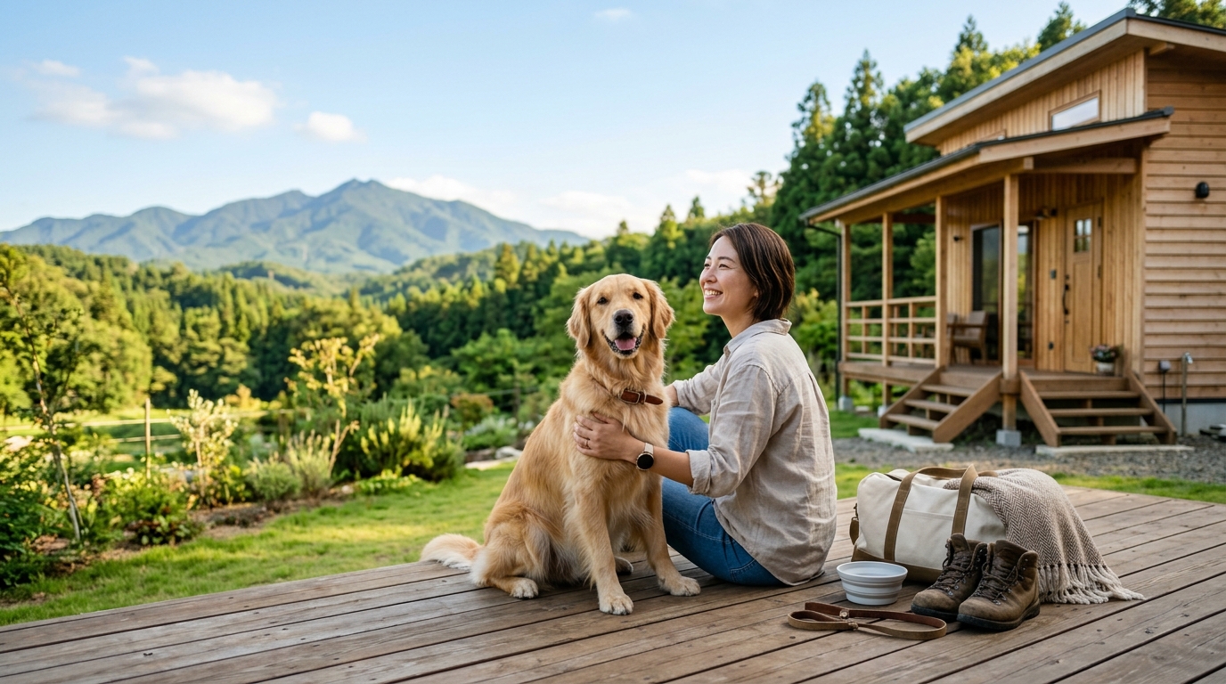 茨城 犬 と 泊まれる コテージのイメージ画像3