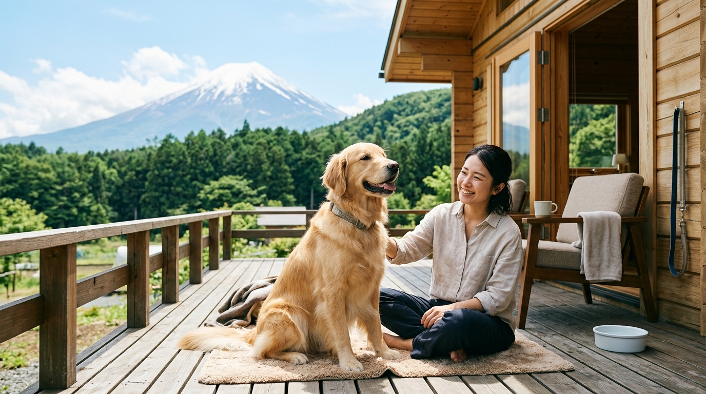 御殿場 犬 と 泊まれる コテージのイメージ画像3