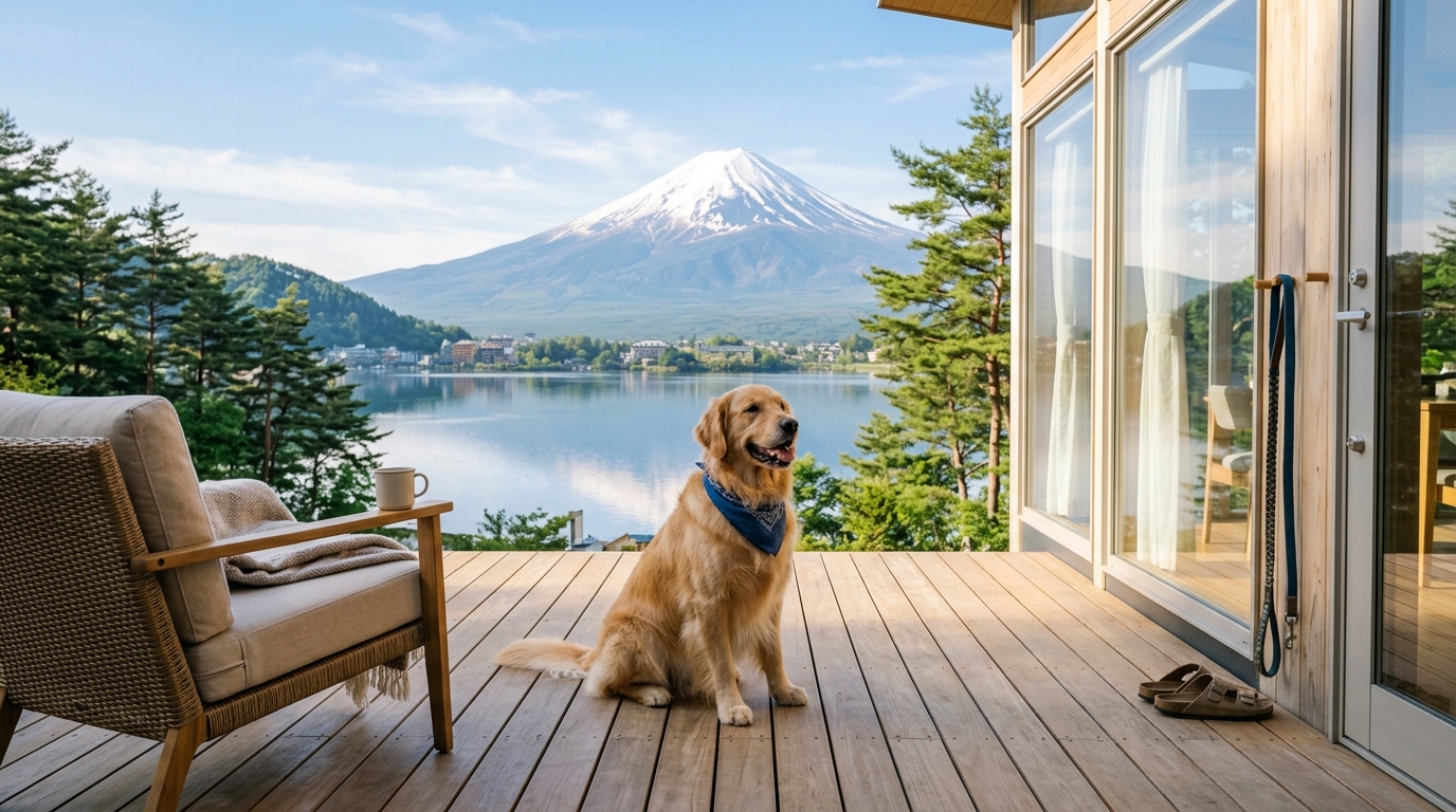 河口湖 貸別荘 犬のイメージ画像3