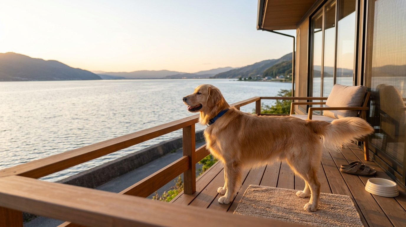 琵琶湖 貸別荘 犬のイメージ画像3